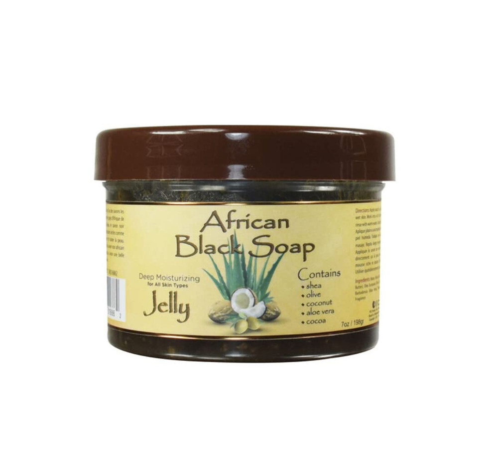 Okay African Black Soap Jelly (Jar) 7Oz/198Gr