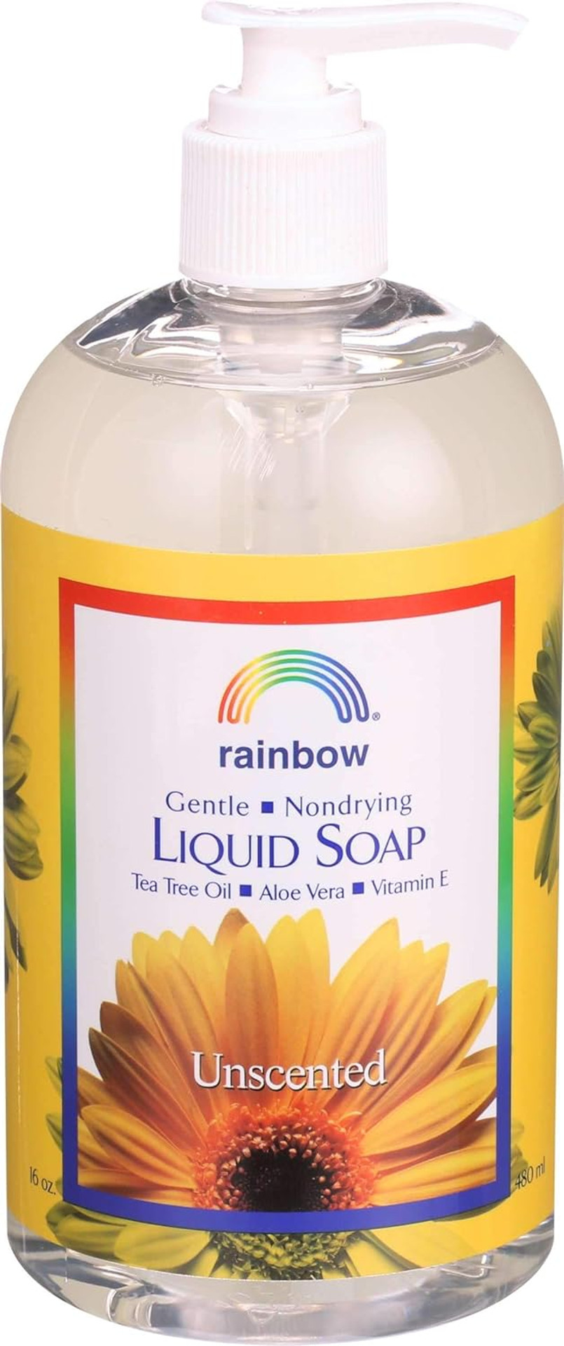 Rainbow Research Liquid Soap, Gentle Nondrying Unscented, 16 Fluid Ounce
