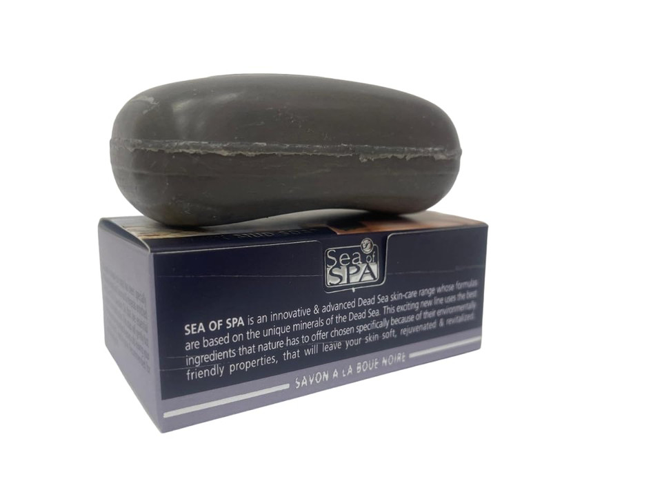 Sea Of Spa, Dead Sea Minerals Black Mud Soap 125Gr, 4.4Oz