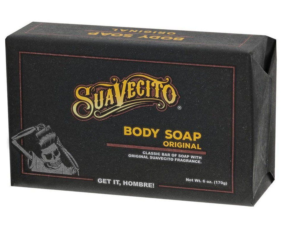Suavecito Body & Hand Soap Bars Moisturizing With Masculine Original Fragrance 6 Oz 6 Pack