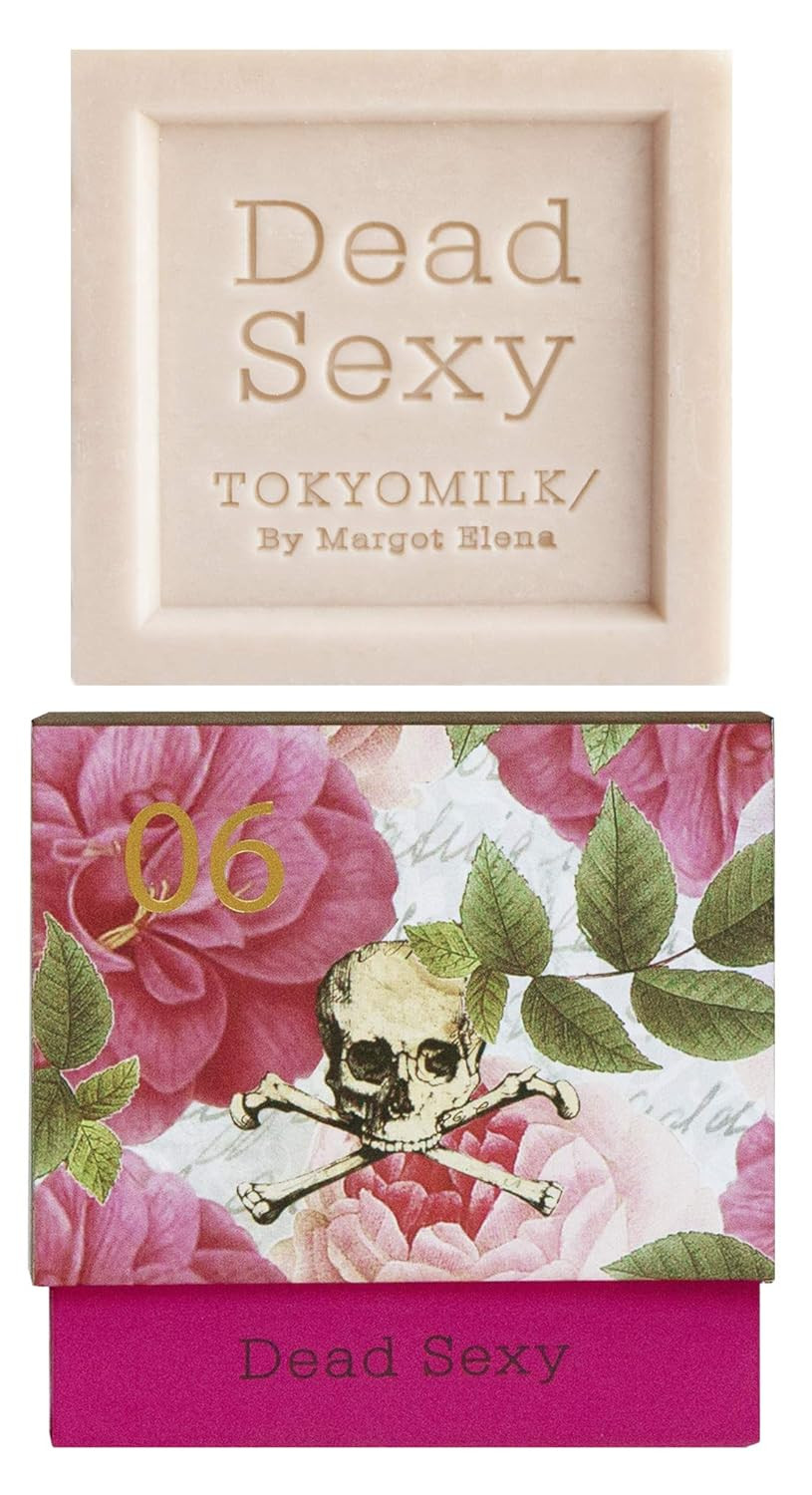 Tokyomilk Dead Sexy Embossed Boxed Soap | Perfumed, Traditional French Soap | Gently Cleanses, Soothes, And Hydrates Skin | 10.6 Oz/300 G