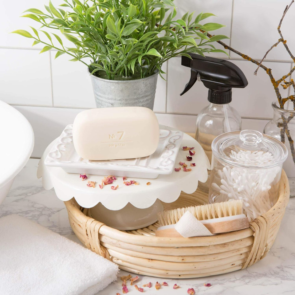 Via Mercato Italian Soap Bar (200 G), No. 7 - Peach, Fig Blossom & Rose