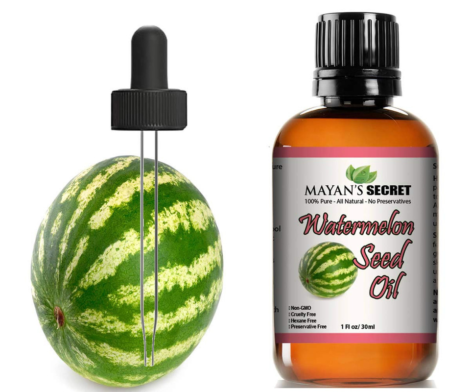 Mayan'S Secret 100% Kalahari Watermelon Seed Oil Cold Pressed/Virgin/Undiluted Carrier Oil | For Face, Hair And Body - 1Oz