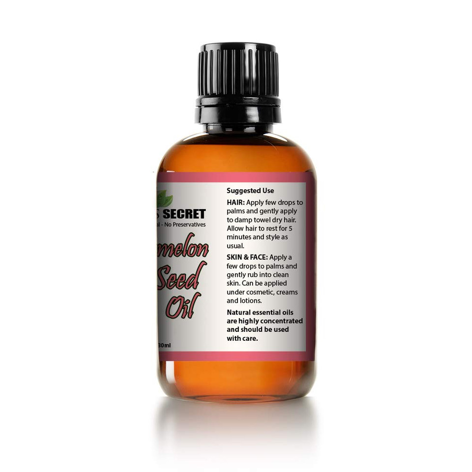Mayan'S Secret 100% Kalahari Watermelon Seed Oil Cold Pressed/Virgin/Undiluted Carrier Oil | For Face, Hair And Body - 1Oz