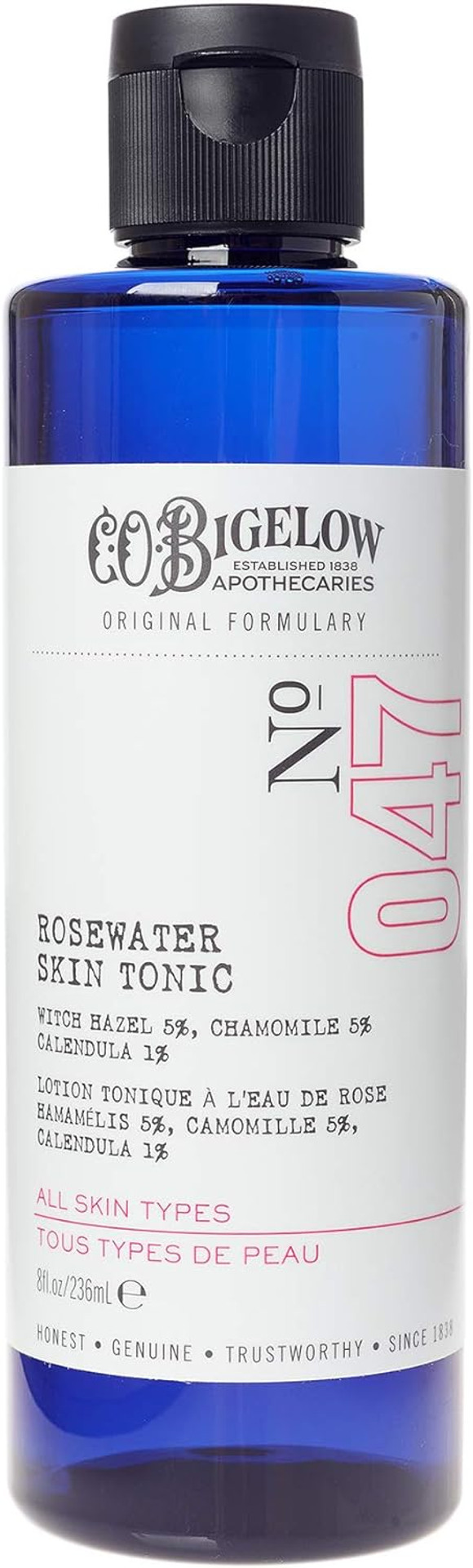 C.O. Bigelow Face Care Collection Rosewater Skin Tonic