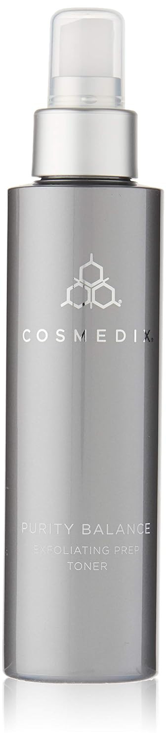 Cosmedix Purity Balance Exfoliating Prep Face Toner, Deep Clean Pores, Hydrating & Cleansing, Acne-Prone Skin, Cruelty & Gluten Free