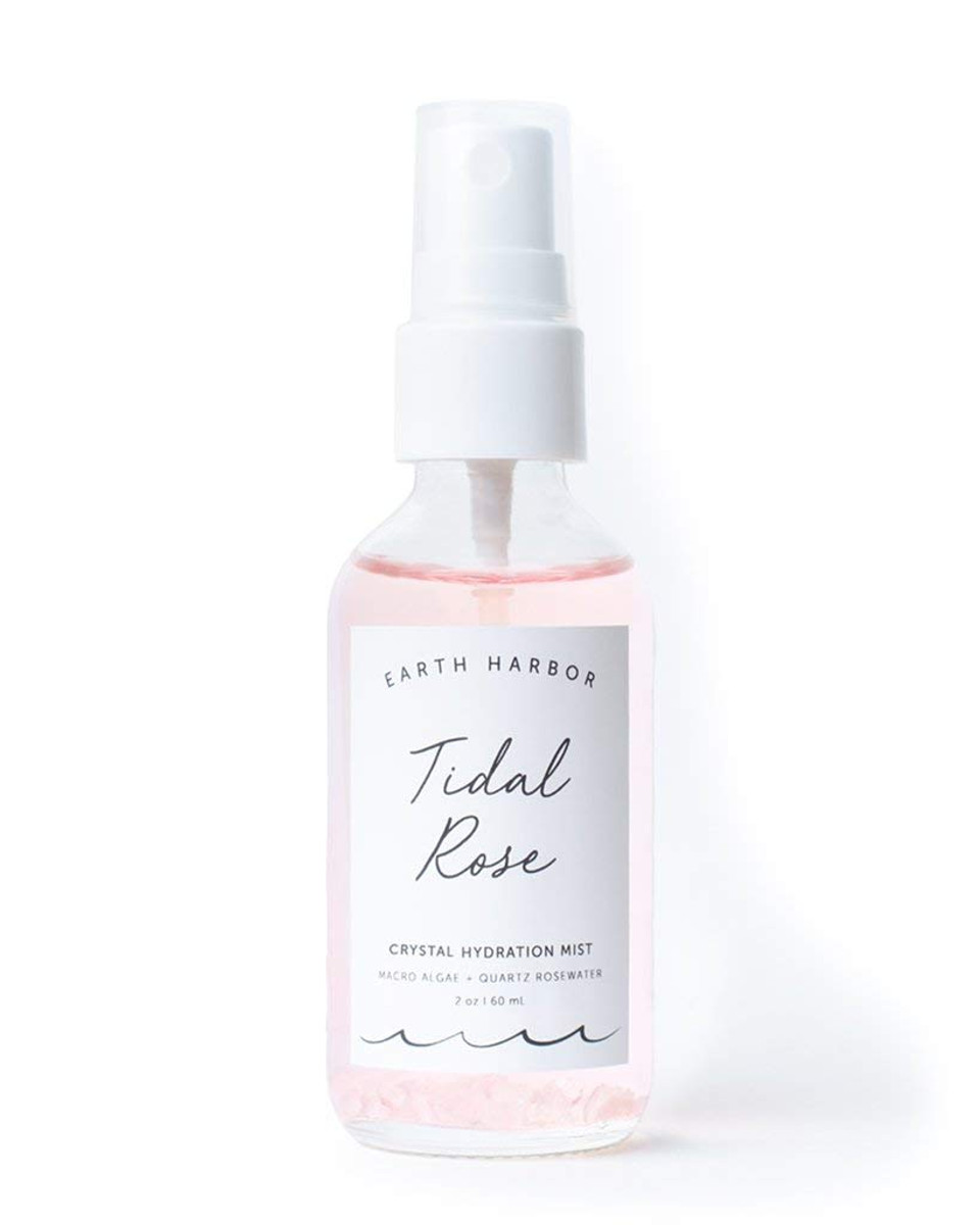 Earth Harbor | Tidal Rose Crystal Hydration Toner - Soothes Inflammation & Tones | Rose Water + Rose Quartz + White Tea | 100% Natural & Cruelty-Free | 2 Fl Oz Earth Harbor | Tidal Rose Crystal Hydration Toner - Soothes Inflammation & Tones | Rose Water + Rose Quartz + White Tea | 100% Natural & Cruelty-Free | 2 Fl Oz