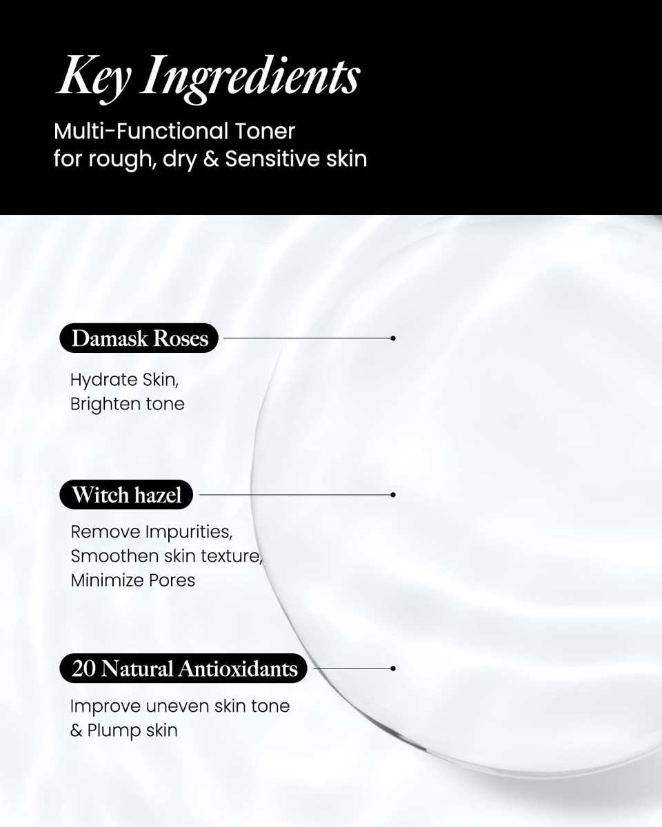 Son&Park Beauty Water 340Ml (11.49 Fl. Oz) | Multi-Purpose Toner For Oil Control Hydrating Exfoliating Skincare Daily Cleansing Booster With Rose Water Witch Hazel Lavender Oil