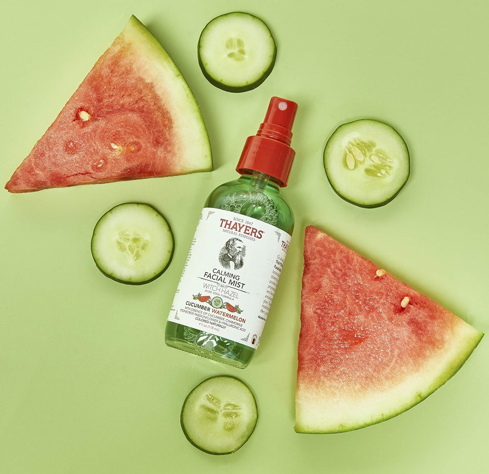 Thayers Calming Cucumber Watermelon Facial Mist, 4 Ounce4 Fl Oz (Pack Of 1)