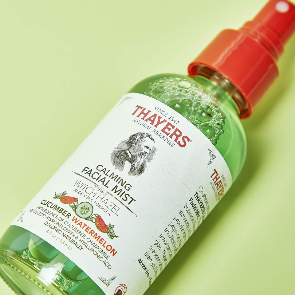 Thayers Calming Cucumber Watermelon Facial Mist, 4 Ounce4 Fl Oz (Pack Of 1)