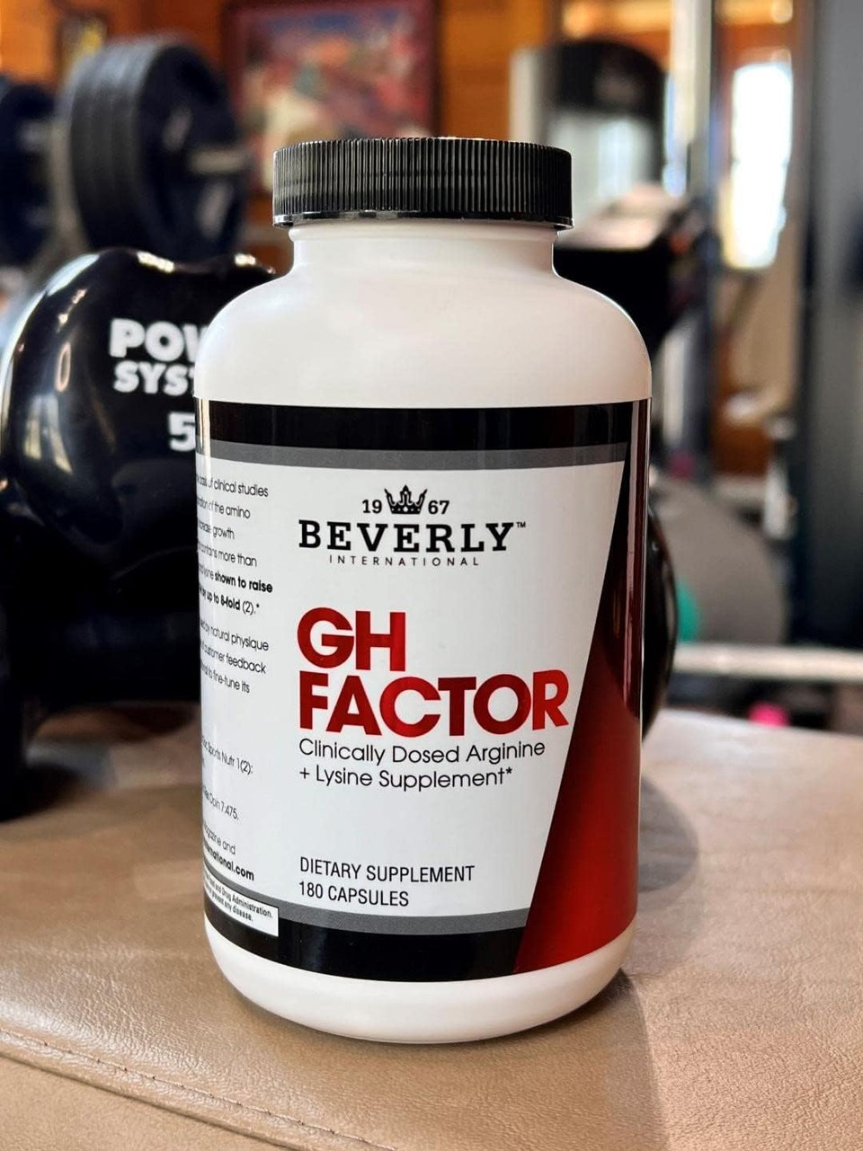 Beverly International Gh Factor, 180 Capsules. Raise Levels By Up To 8-Fold. Clinically Dosed Arginine + Lysine Supplement. P.M. Growth Promoter For Men & Women. Revitalize Your Physique