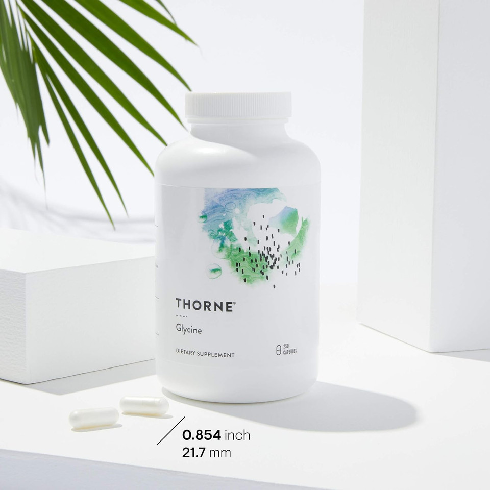 Thorne Glycine - Amino Acid Support For Relaxation, Detoxification, And Muscle Function - 250 Capsules