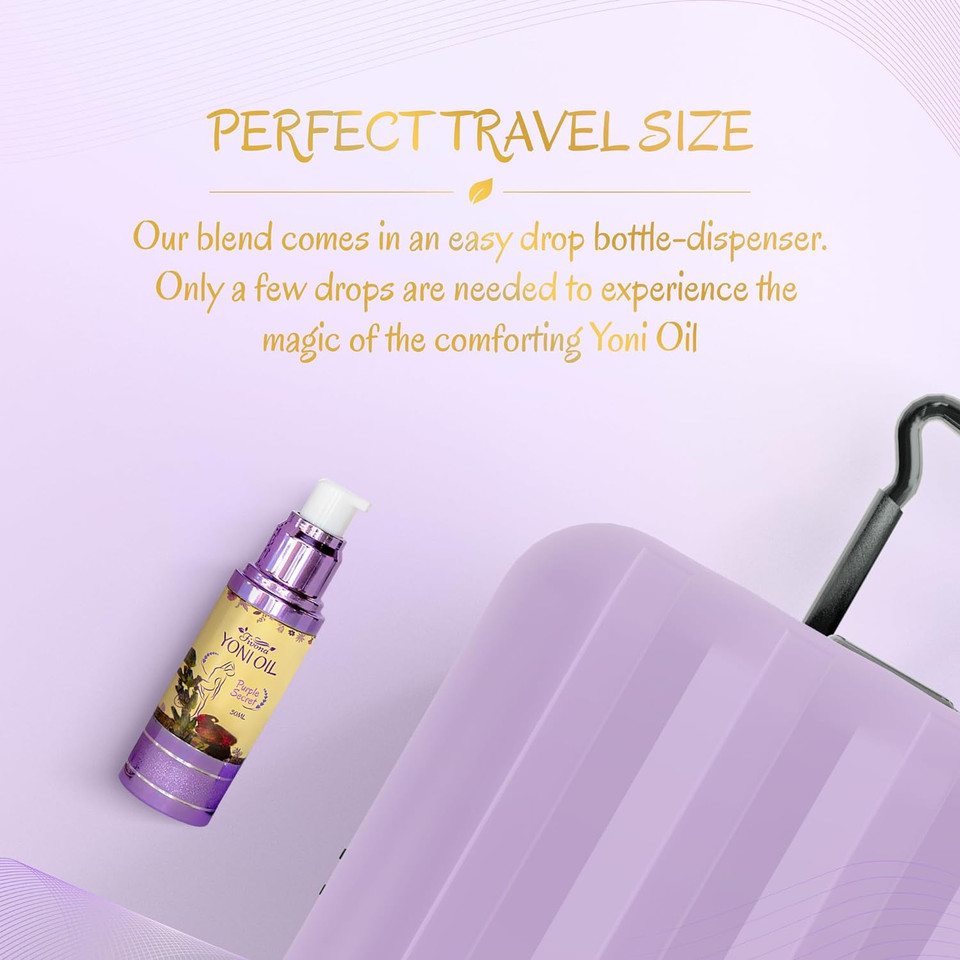 Fivona Yoni Oil Ph Balanced All-Natural For Feminine Soothing Care - Blend Of Essential Oils - Moisturizing Recipe For Odor Control And Detox