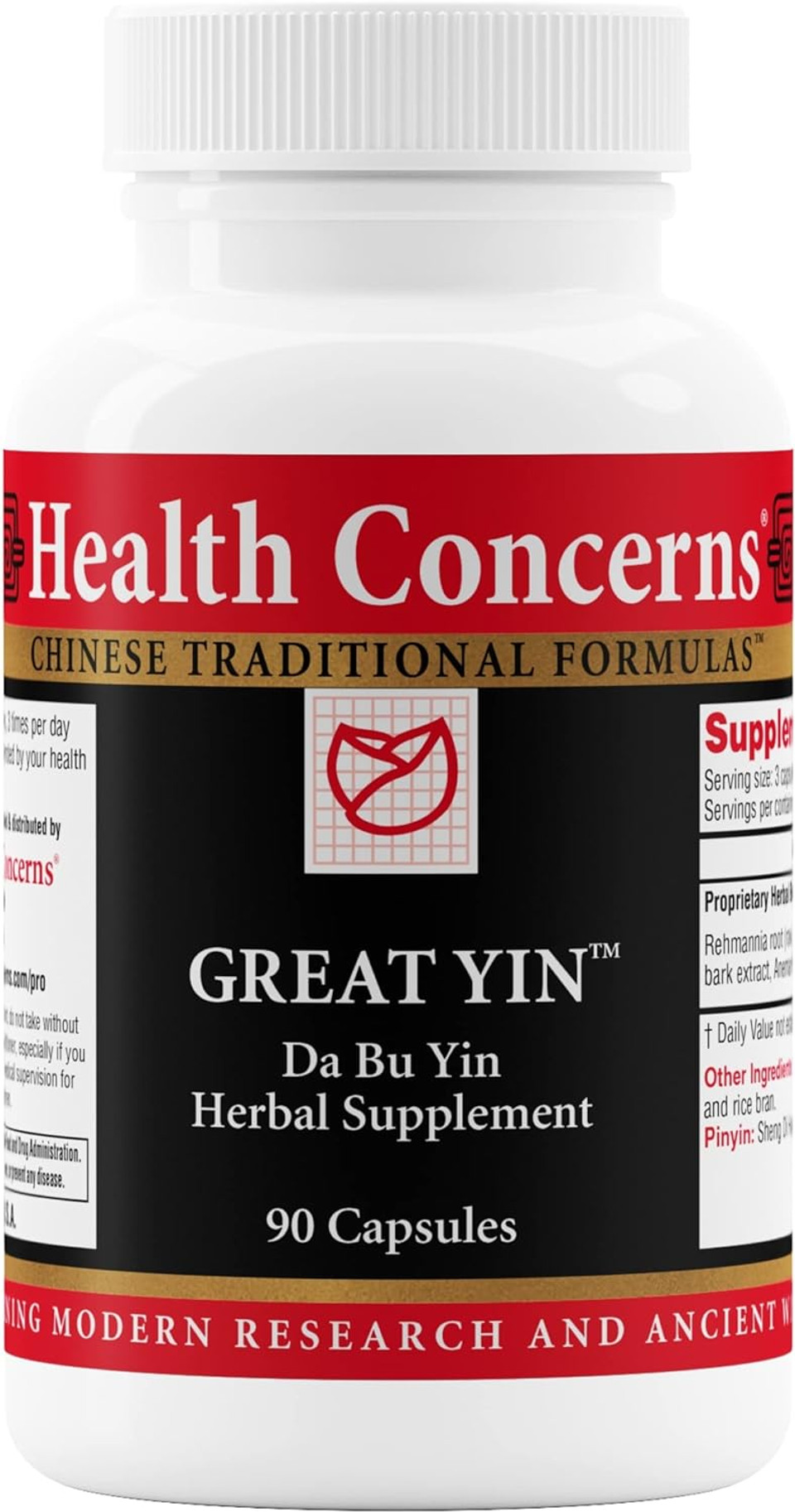 Health Concerns Great Yin - Menopause Relief & Women'S Health Supplement - 90 Capsules90 Capsules