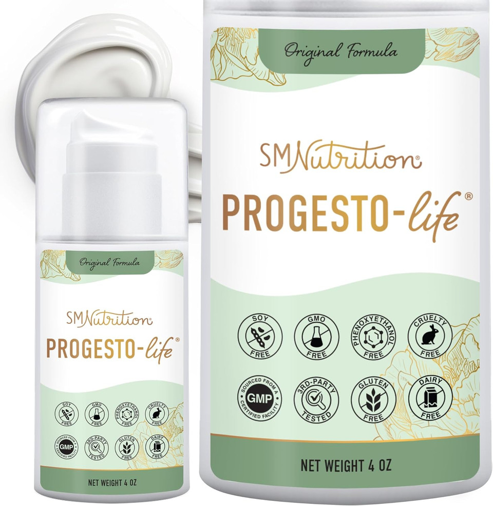 Progesterone Cream For Women | 2000Mg Usp Micronized Progesterone For Balance & Menstrual Support | 4Oz Pump (~96 Servings) | Soy-Free, Gluten-Free, Dairy-Free, Phenoxyethanol-Free, Cruelty-Free