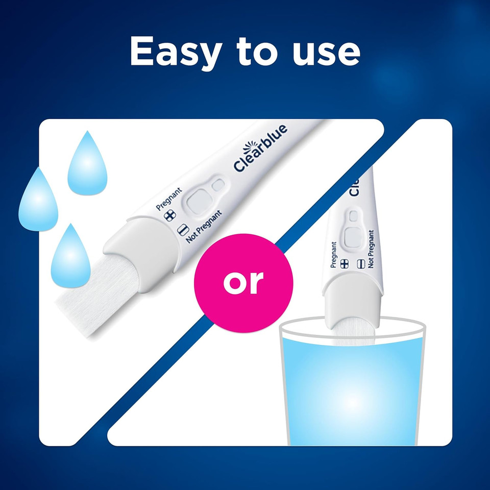 Clearblue Rapid Detection Pregnancy Test, Home Pregnancy Kit, 3 Count