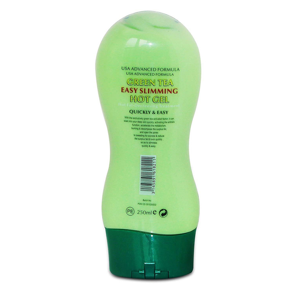 Aichun Beauty Green Tea Paprika Slimming Gel Full-Body Fat Burning Fast Weight Lose Product Slim Abdomen Anti Cellulite Weight Loss Cream 250G (Green Tea)