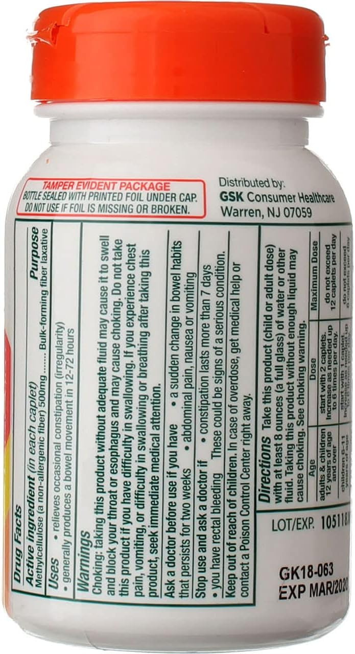 Citrucel Caplets Size 100Ct Cirucel Caplets 100Ct