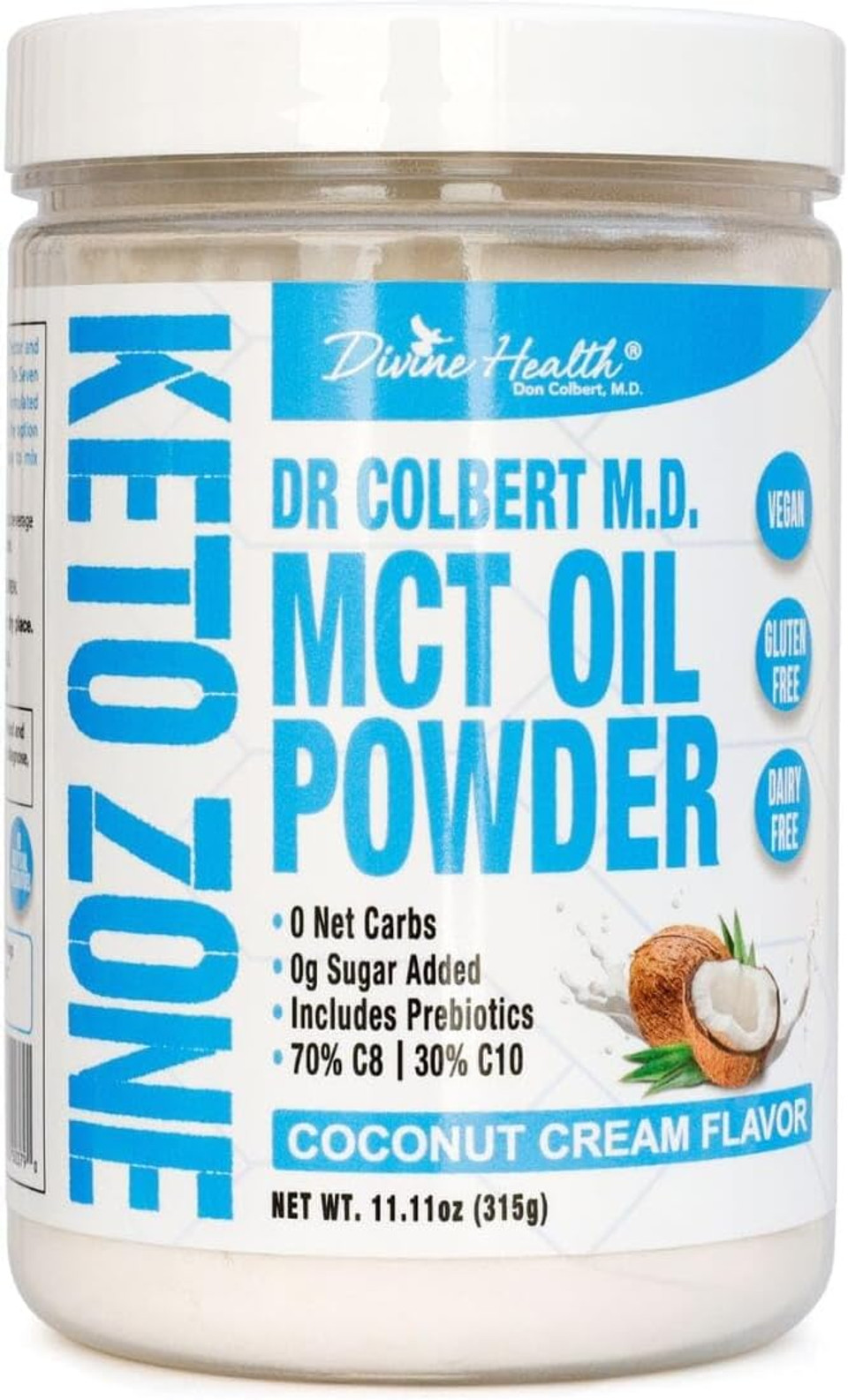Keto Zone Mct Oil Powder | Coconut Cream Flavor | 30 Day Supply | 75/C8 25/C10 | 0 Net Carbs | All Natural Keto Approved For Ketosis | Keto Zone Mct Oil Powder | Coconut Cream Flavor | 30 Day Supply | 75/C8 25/C10 | 0 Net Carbs | All Natural Keto Approved For Ketosis |