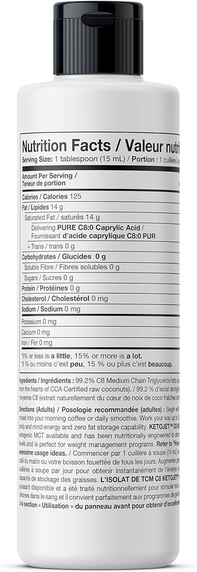 Ketoplex Ketojetã¢Â C8 Mct Isolate Oil, 473 Ml