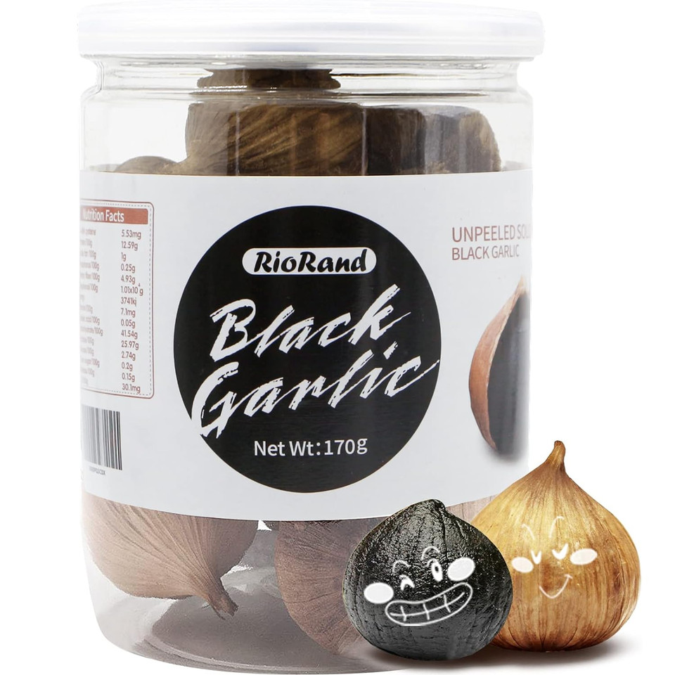Black Garlic 170G Whole Black Garlic Aged For Full 90 Days Black Garlic Jar 0.37 Pounds6 Ounce (Pack Of 1)