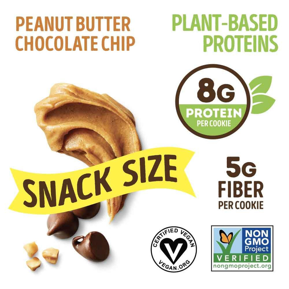 Lenny & Larry'S The Complete Cookie, Peanut Butter Chocolate Chip, Soft Baked, 8G Plant Protein, Vegan, Non-Gmo, 2 Ounce Cookie (Pack Of 12)