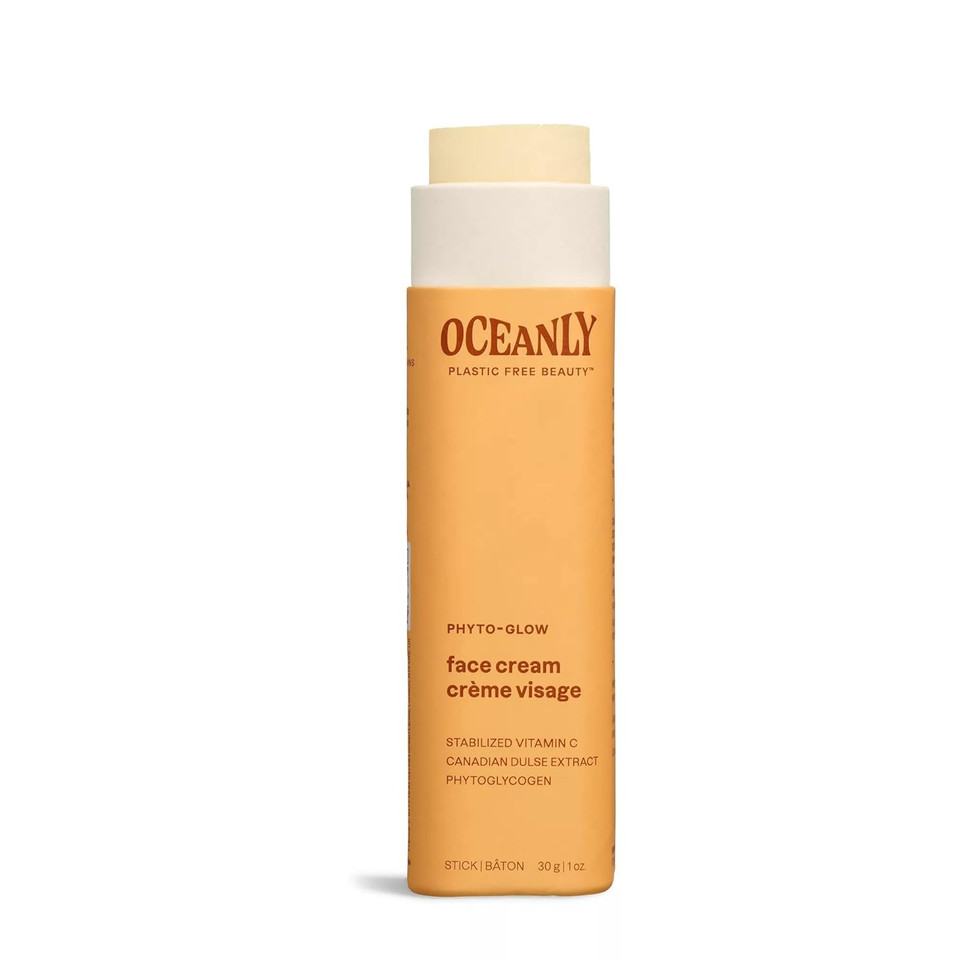 Attitude Oceanly Face Cream Bar, Ewg Verified, Plastic-Free, Plant And Mineral-Based Ingredients, Vegan And Cruelty-Free Beauty Products, Phyto Glow, Unscented, 1 Ounce1 Ounce