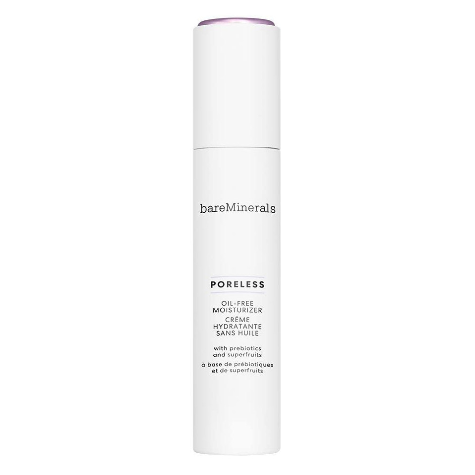 Bareminerals Poreless Oil-Free Moisturizer For Face, Lightweight Hydrating Face Cream, Minimizes Look Of Pores, Ideal For Oily Skin, Vegan