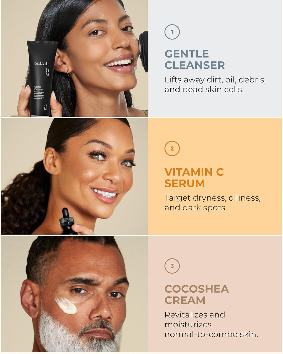 Buttah Skin By Dorion Renaud Oil-Free Hyaluronic Gel Cream 2Oz - Daily Moisturizer - Hyaluronic Acid For Deep Hydration - Am & Pm Moisturizer - Naturally Based Skin Care - Black-Owned Skincare