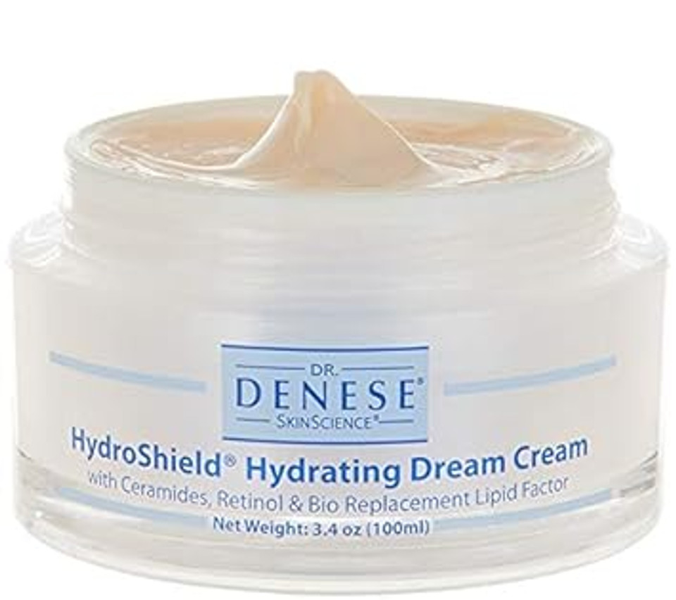 Dr. Denese Skinscience Hydroshield Hydrating Dream Cream Advanced Hydration With Retinol, Peptides & Cermides To Help Maintain Moisture Tone & Elasticity - Reduce The Look Of Fine Lines - 3.4Oz Dr. Denese Skinscience Hydroshield Hydrating Dream Cream Advanced Hydration With Retinol, Peptides & Cermides To Help Maintain Moisture Tone & Elasticity - Reduce The Look Of Fine Lines - 3.4Oz