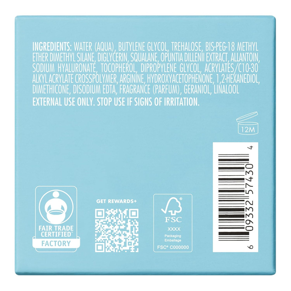 E.L.F. Skin Holy Hydration! Gel-Yeah Moisturizer, Lightweight Moisturizer For Plump, Hydrated Skin, Infused With Squalane, Vegan & Cruelty-Free