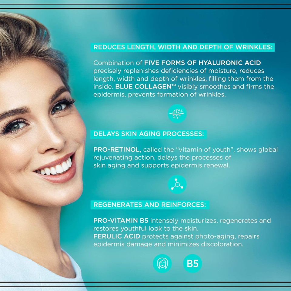 Eveline Cosmetics Concentrate 60+ Biohyaluron 4D Intensely Lifting Day And Night Cream