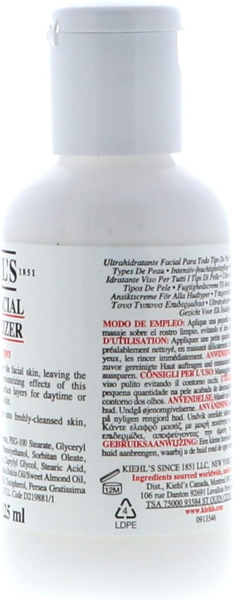 Kiehl'S Ultra Facial Moisturizer Spf 15 ( All Skin Types ) - 125Ml/4.2Oz
