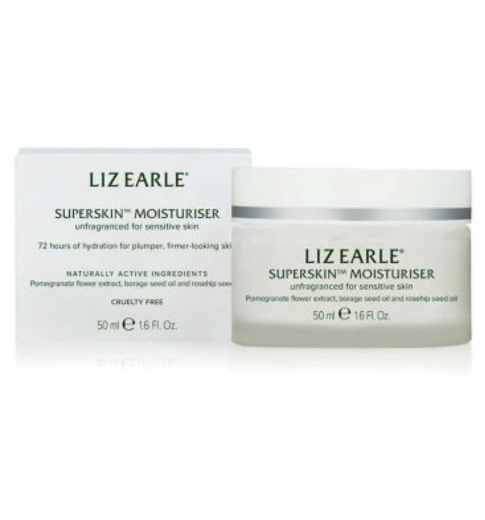Liz Earle Superskin Moisturiser Original Unfragranced For Sensitive Skin 50Ml Just Out!