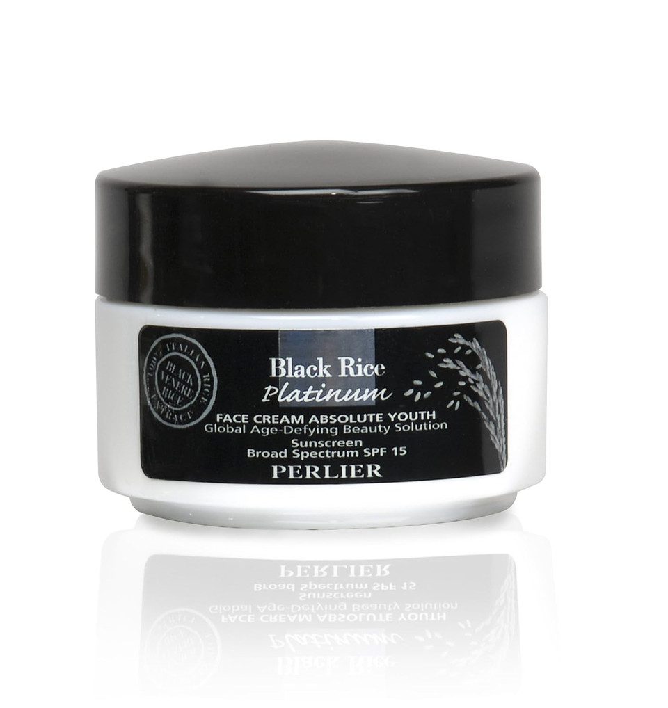 Perlier Black Rice Anti-Aging Face Moisturizer For Women - Wrinkle Cream - Anti-Aging Moisturizer Face Cream W/Black Rice Peptides & Acai Extracts - Youth Cream - Spf 15-1.5 Oz1.6 Fl Oz (Pack Of 1)