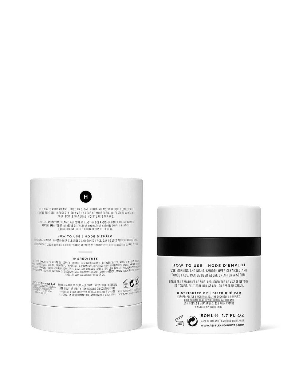 Pestle & Mortar Hydrate - Lightweight Anti Ageing Face Moisturizer - 50Ml