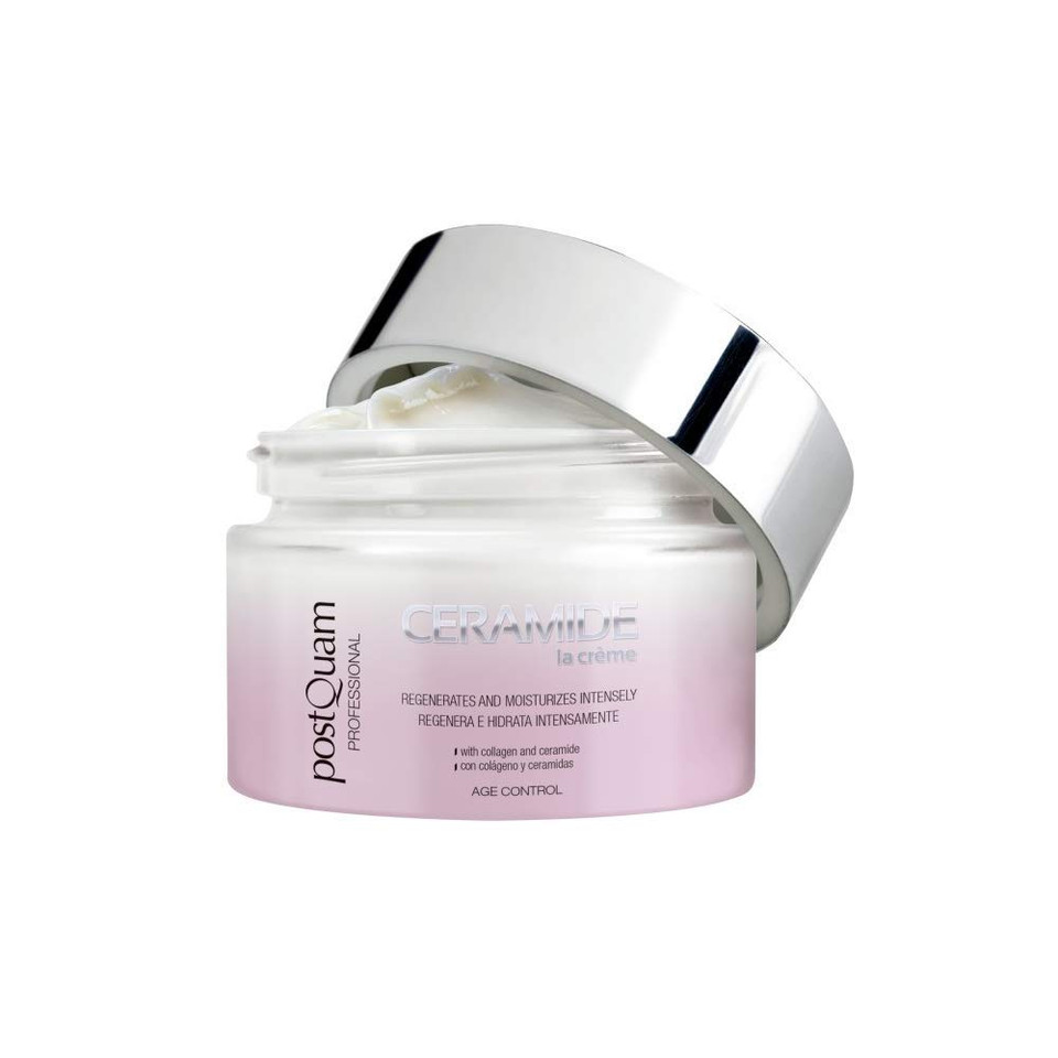 Postquam Professional Ceramide Cream With Collagen 50Ml /1.7Oz - Moisturizing Day Cream, All Skin Types, Renew The Skin'S Natural Barrier