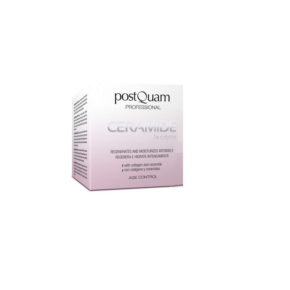 Postquam Professional Ceramide Cream With Collagen 50Ml /1.7Oz - Moisturizing Day Cream, All Skin Types, Renew The Skin'S Natural Barrier