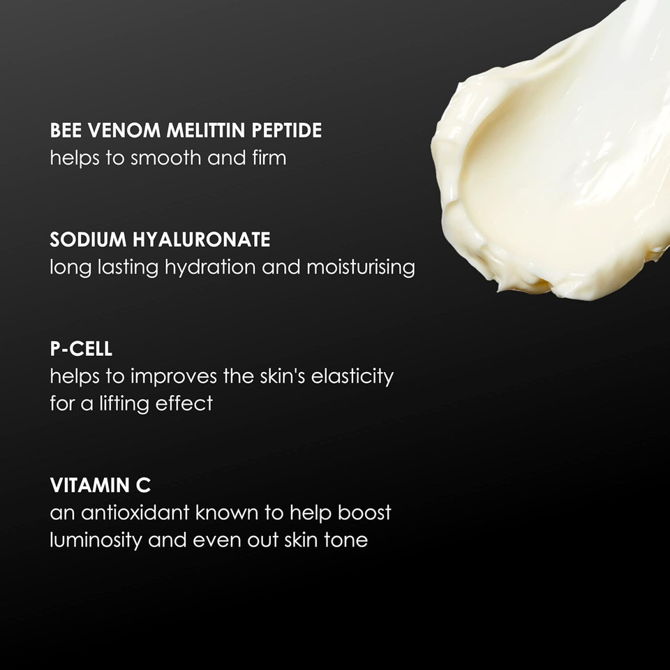 Rodial Bee Venom Moisturiser Cream 1.7Fl.Oz - Intense Face Cream To Restore Skin Elasticity And Firmness - Anti-Aging Formula - Juvinity For Collagen Production Boost - Long Lasting Hydration