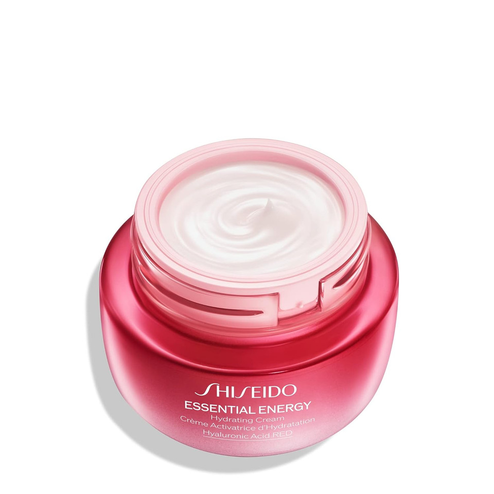 Shiseido Essential Energy Hydrating Cream Ml - Visibly Reduces The Look Of Pores & Fine Lines With Hyaluronic Acid 24-Hour Hydration Vegan All Skin Types1.69 Fl Oz (Pack Of 1)
