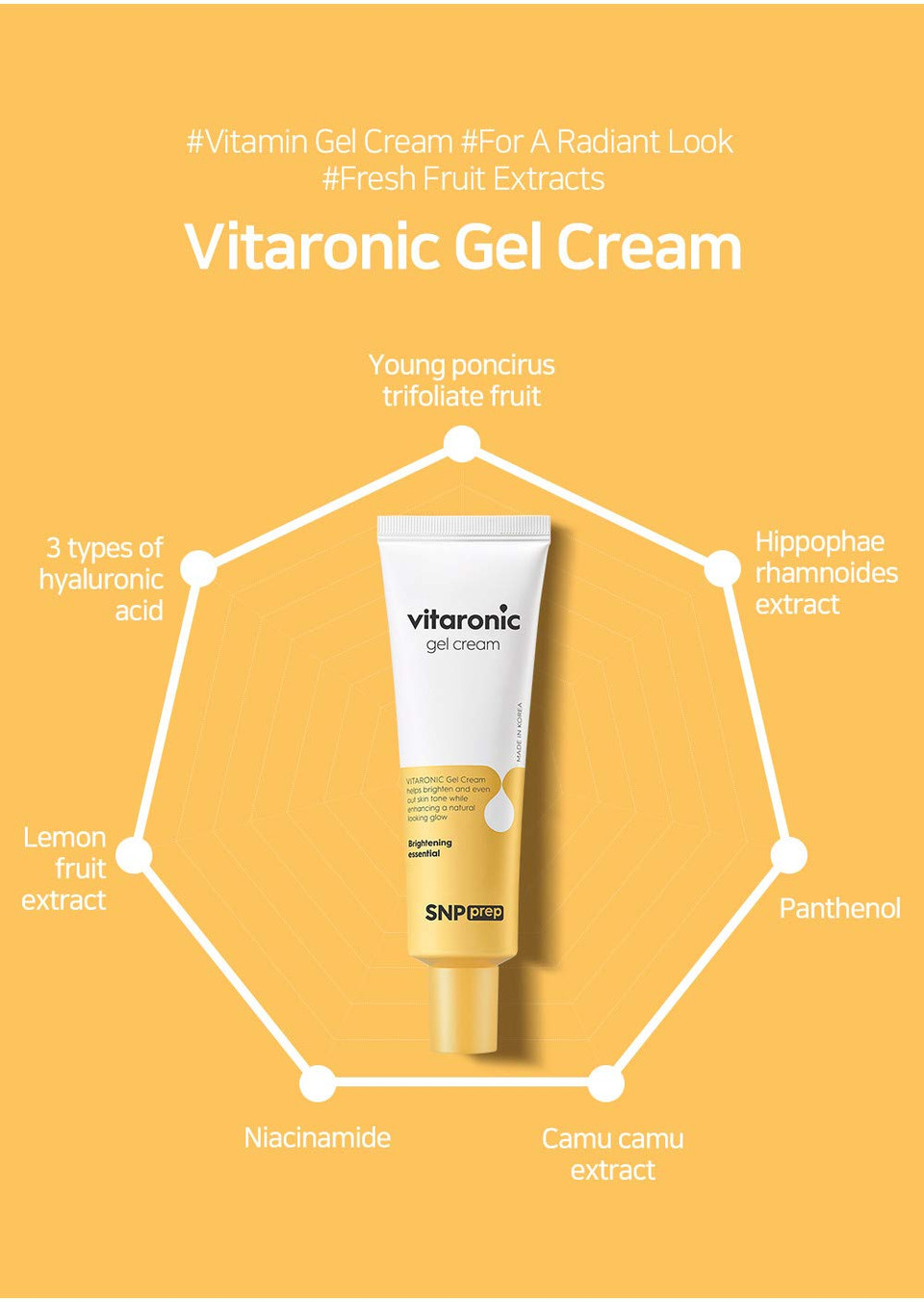 Snp Prep - Vitaronic Gel Cream - Intensively Nourishes & Moisturizes For All Skin Types - 50G - Best Gift Idea For Mom, Girlfriend, Wife, Her, Women Snp Prep - Vitaronic Gel Cream - Intensively Nourishes & Moisturizes For All Skin Types - 50G - Best Gift Idea For Mom, Girlfriend, Wife, Her, Women
