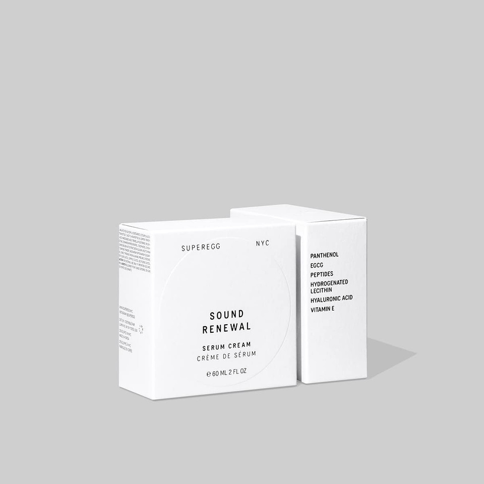 Superegg Sound Renewal Serum Cream: For A Fresh, Luminous Complexion. Nourishing Serum Cream With Panthenol And Egcg. 60 Ml / 2 Fl Oz Superegg Sound Renewal Serum Cream: For A Fresh, Luminous Complexion. Nourishing Serum Cream With Panthenol And Egcg. 60 Ml / 2 Fl Oz