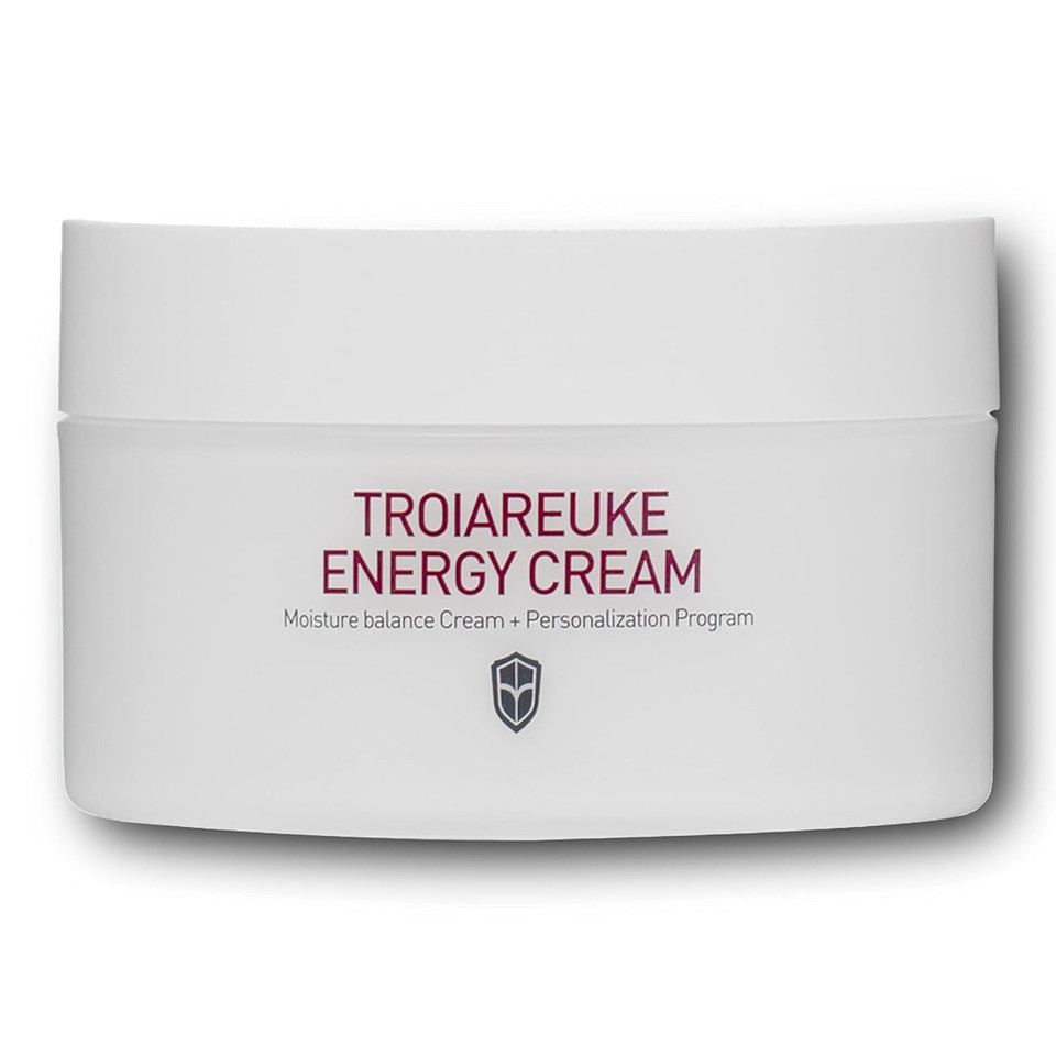 Troiareuke Energy Cream, Deep Nourishing Moisturizer For Face, Moisturizing Facial Night Cream With Bifida, Galactomyces, And Peptides For Dry, Dehydrated, And Combination Skin, Korean Skin Care