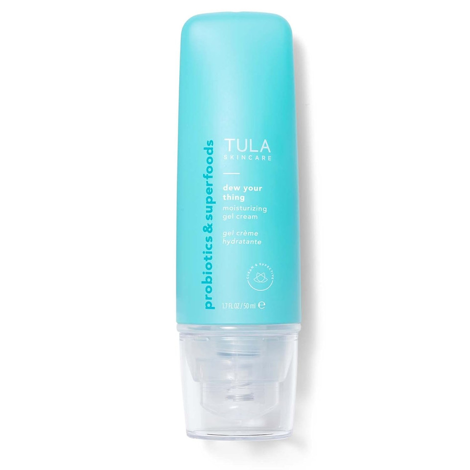 Tula Skin Care Dew Your Thing Moisturizing Gel Cream - Weightless Moisturizer For Face, Lightweight Water-Based Face Cream For Dewy Hydration, 1.7 Oz