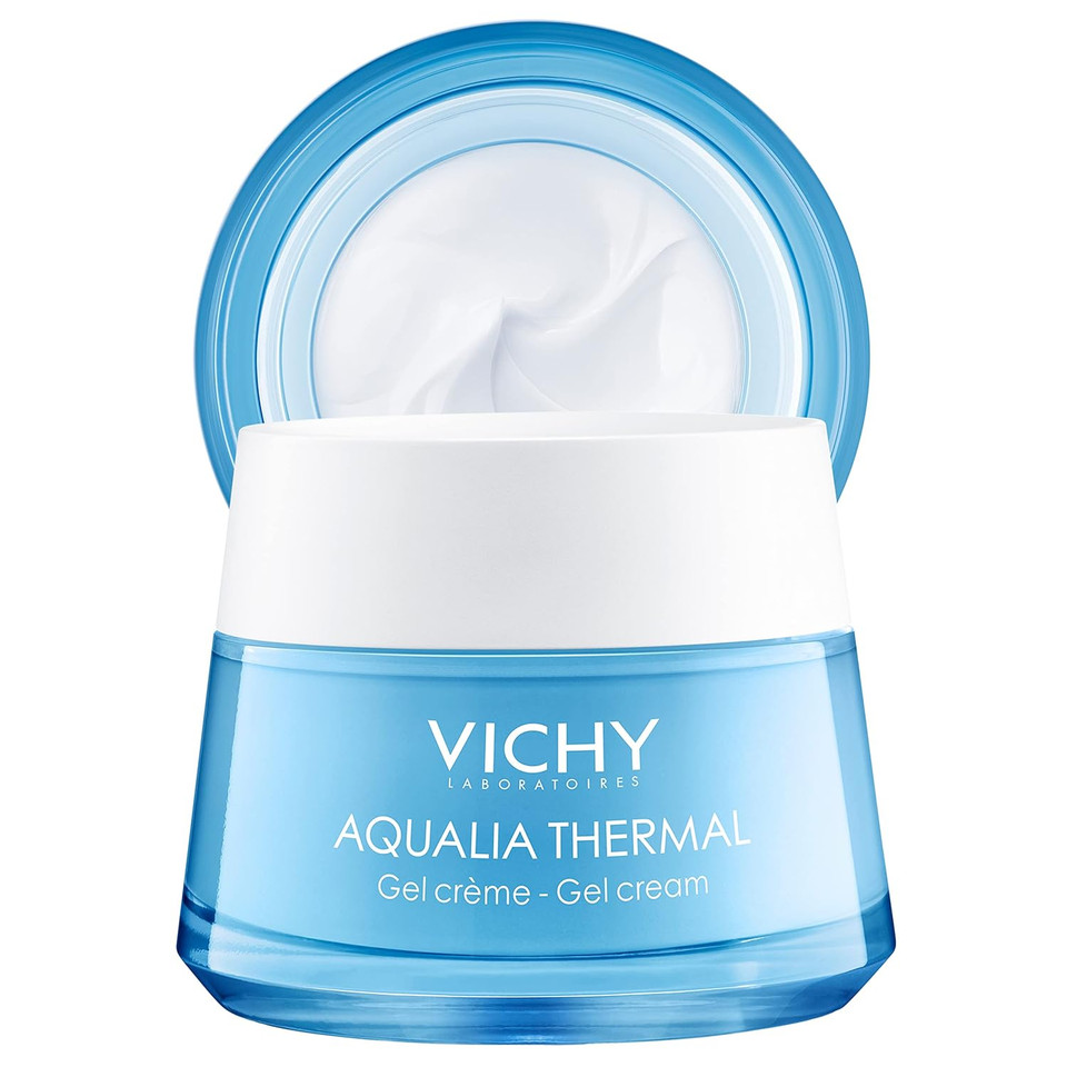 Vichy Aqualia Thermal Mineral Water Gel Moisturizer For Face With 97% Natural Origin Hyaluronic Acid, Dermatologist Recommended For 48-Hr Hydration, Mineral Oil & Paraben-Free, 1.69 Fl. Oz Vichy Aqualia Thermal Mineral Water Gel Moisturizer For Face With 97% Natural Origin Hyaluronic Acid, Dermatologist Recommended For 48-Hr Hydration, Mineral Oil & Paraben-Free, 1.69 Fl. Oz