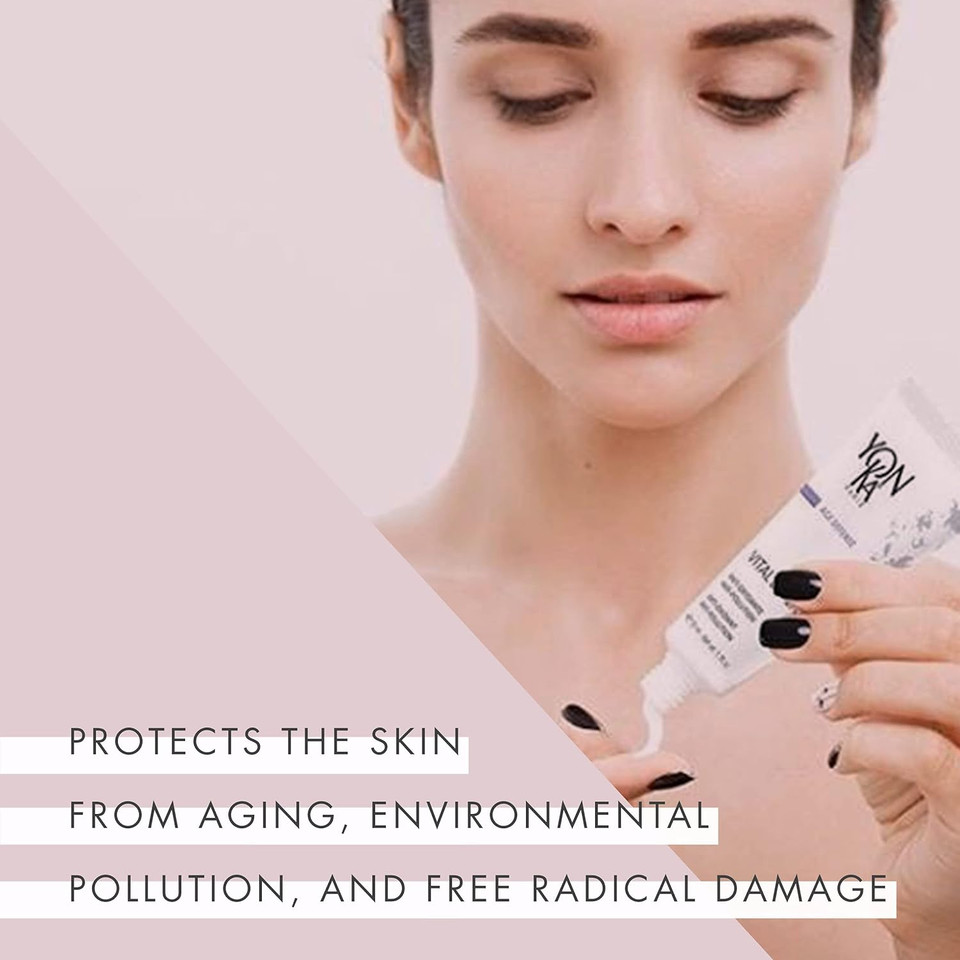 Yon-Ka Vital Defense Day Cream (50Ml) Daily Facial Moisturizer And Hydrating Anti-Pollution Creme, Dermatologist Tested Professional Skincare, Paraben-Free