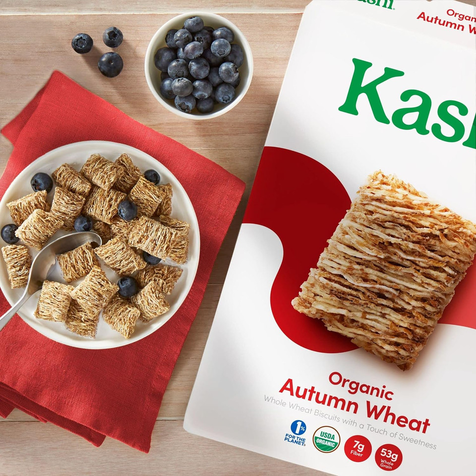 Kashi Cold Breakfast Cereal, Family Breakfast, Organic Fiber Cereal, Variety Pack (4 Boxes)