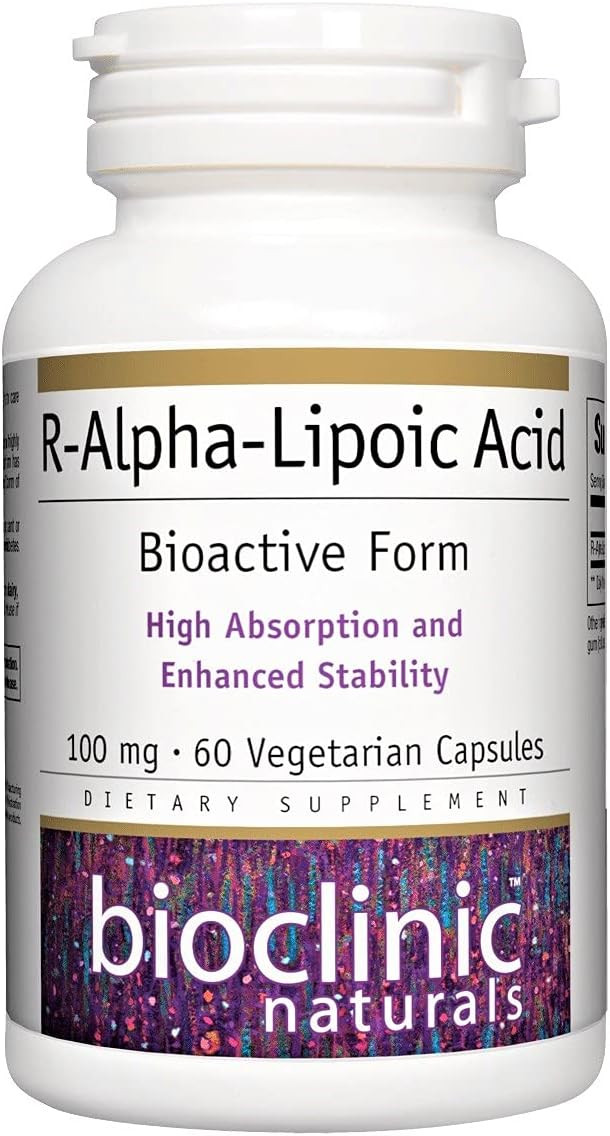 Bioclinic Naturals - R-Alpha-Lipoic Acid 100Mg 60 Vcaps