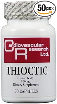 Ecological Formulas - Thioctic Lipoic Acid 100 Mg 50 Caps