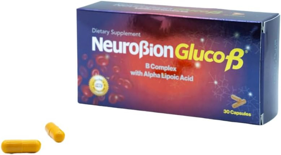 Neurobion Gluco B Dietary Supplement B Complex with Alpha Lipoic Acid, Nutritional Health 30 Capsule